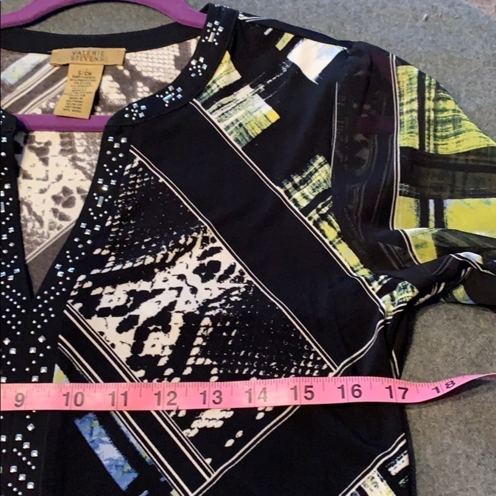 Valerie Stevens Size Small Tunic in EUC - Picture 5 of 7